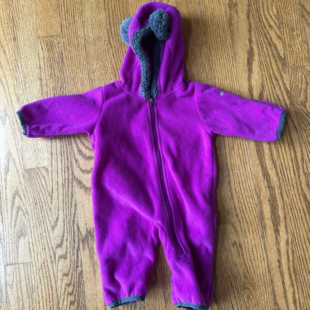 Columbia fleece baby snowsuit